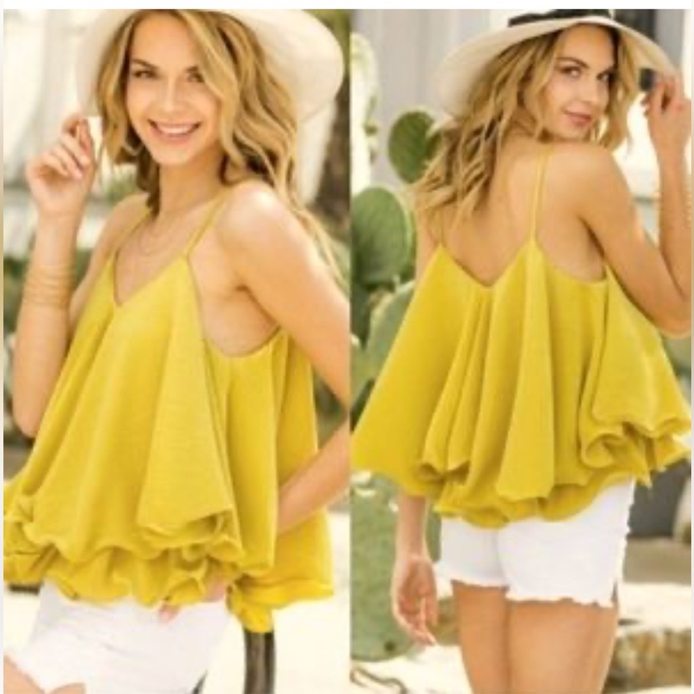 Blue b tank top for women